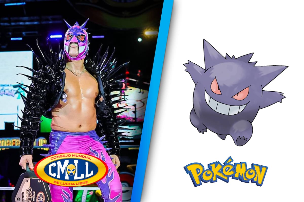 Soberano Jr. pokevolucionó en Gengar. (Foto: (CMLL)