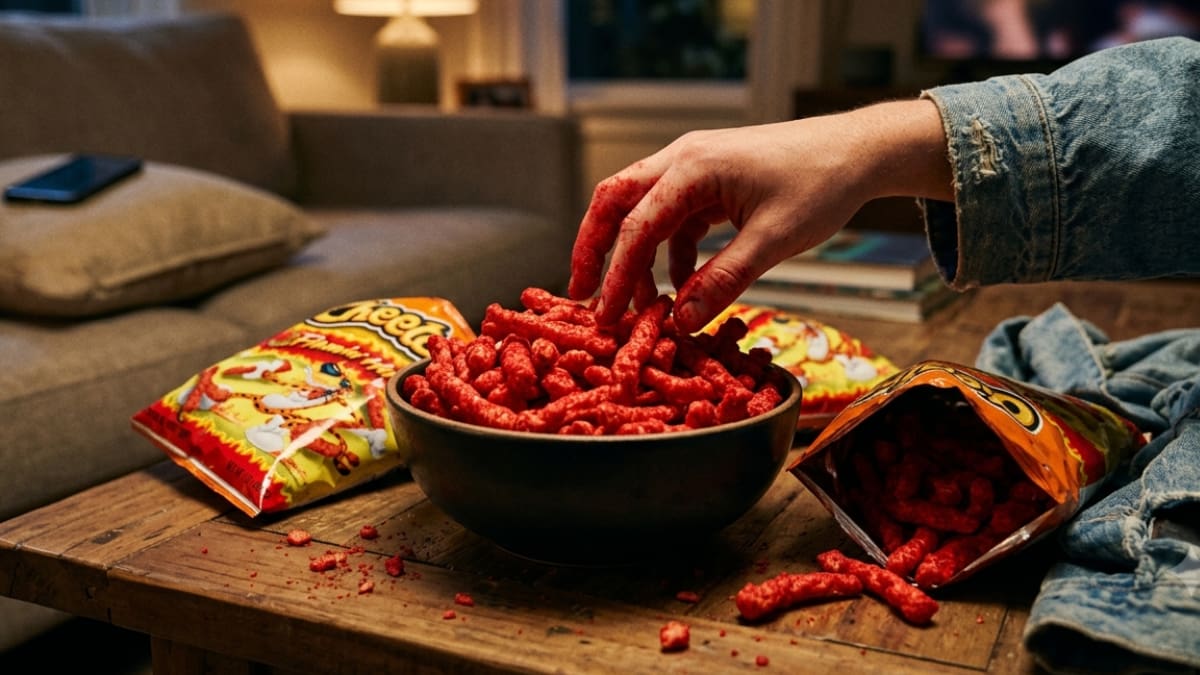 Esto le pasa a tu cuerpo si comes Cheetos Flamin’ Hot todos los días