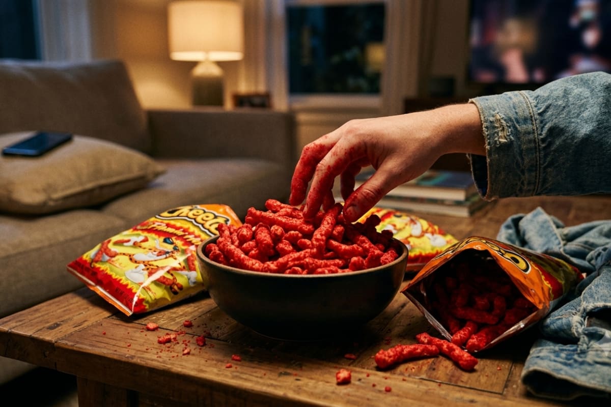 Esto le pasa a tu cuerpo si comes Cheetos Flamin’ Hot todos los días