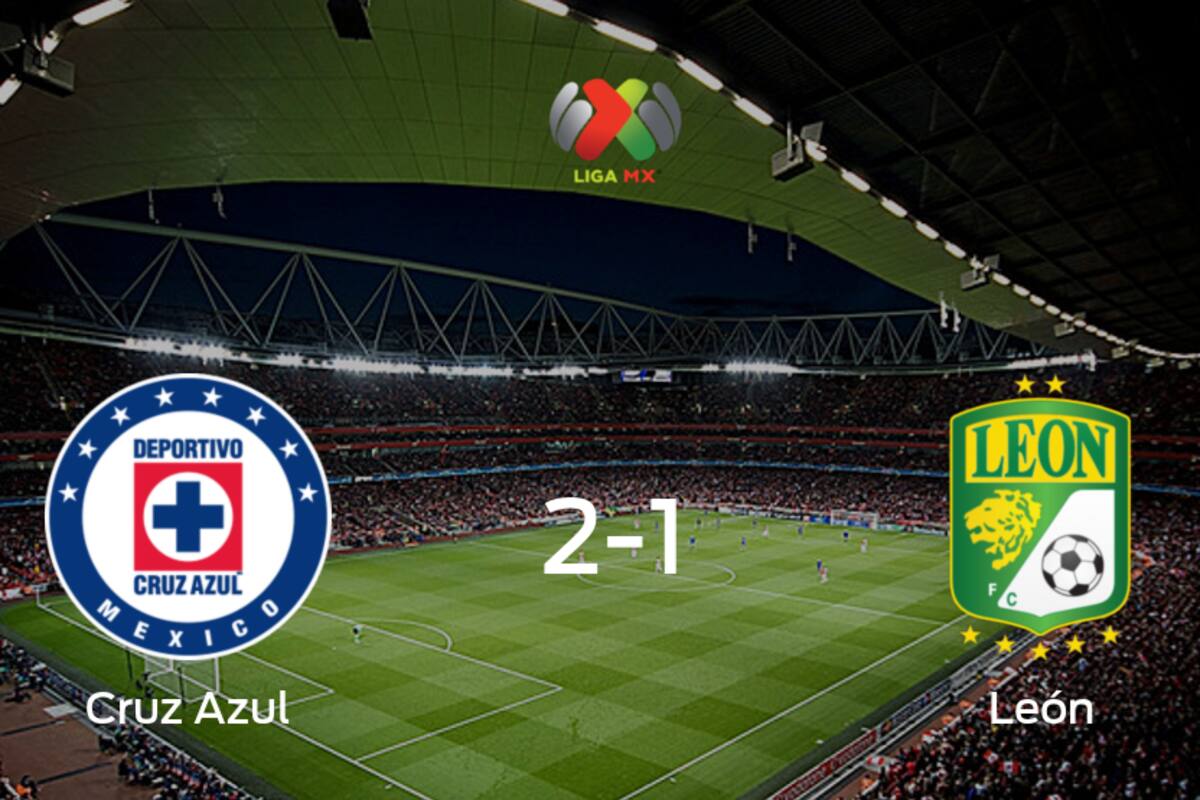 Cruz Azul gana por 2-1 a León