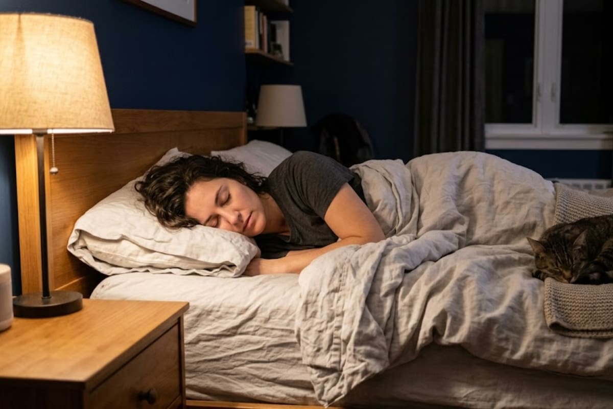 Dormir con tu perro o gato puede darte calma antes de acostarte, pero la ciencia advierte que también puede romper tu descanso nocturno