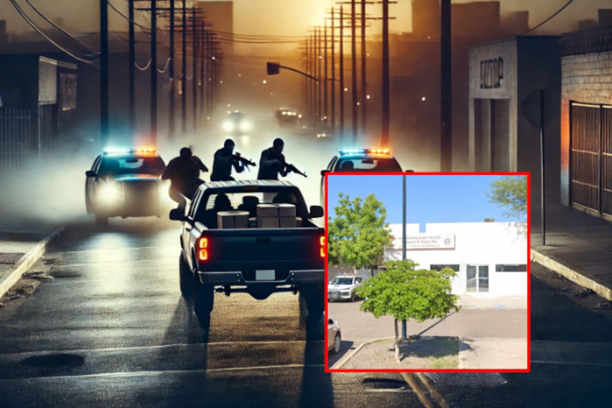 Persecución policiaca en Hermosillo: capturan a cuatro sospechosos armados