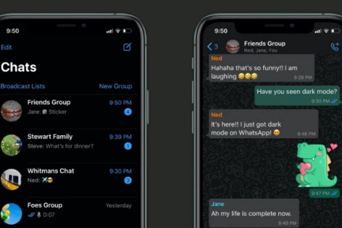 El modo oscuro de WhatsApp es un dolor de cabeza para los daltónicos