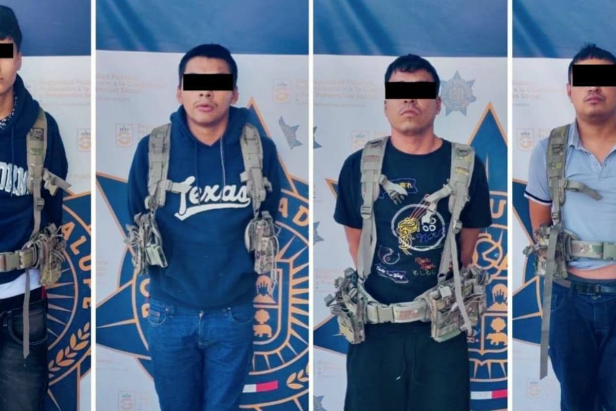 Detienen a cuatro presuntos sicarios que repartían juguetes con propaganda del Cártel del Noreste a niños en Nuevo León; uno de ellos tenía una ficha activa por su desaparición
