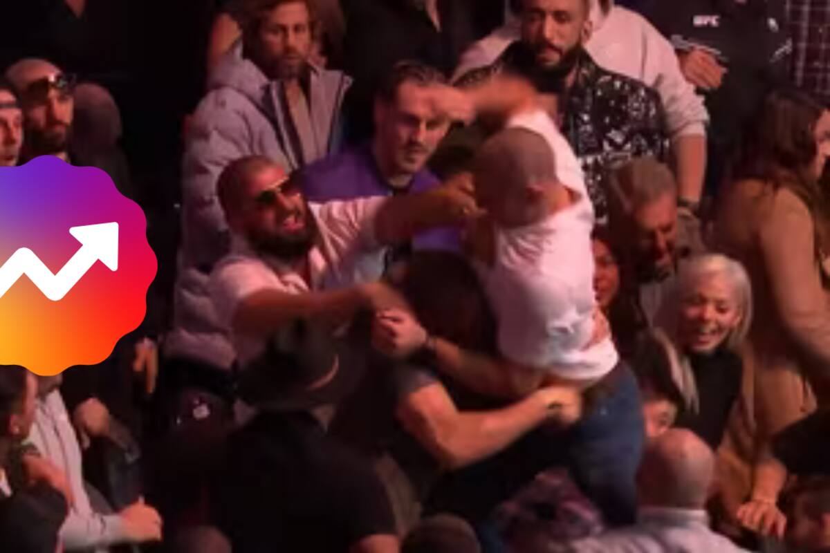VIDEO: Pelea entre aficionados eclipsa el regreso de la UFC a México