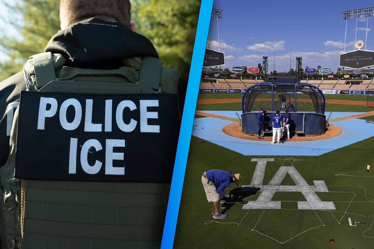 ICE intenta ingresar al Dodger Stadium, pero el equipo se lo impide