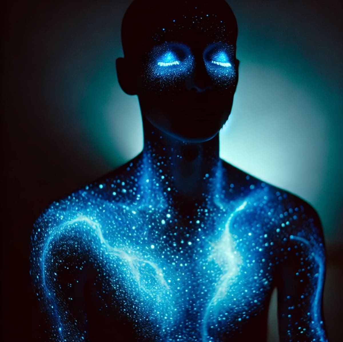 Bioluminiscencia humana, ejemplo ilustrativo | IA