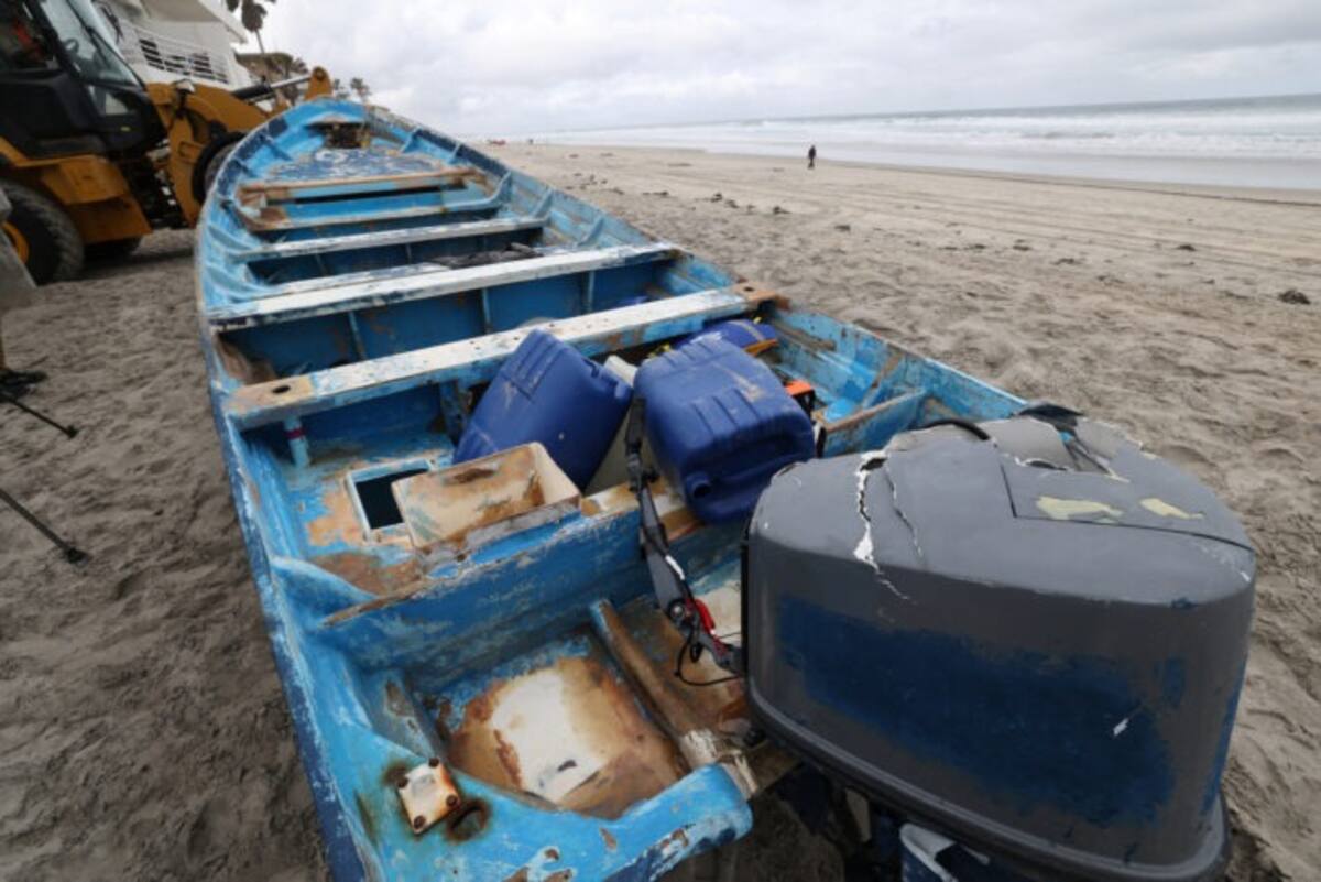 Trágico naufragio ocurrido el 5 de mayo en la costa de San Diego, California. | Crédito: REUTERS