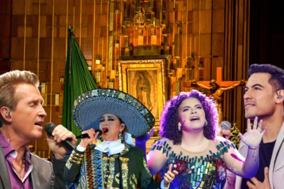 Famosos que cantarán en “Las Mañanitas” a la Virgen de Guadalupe