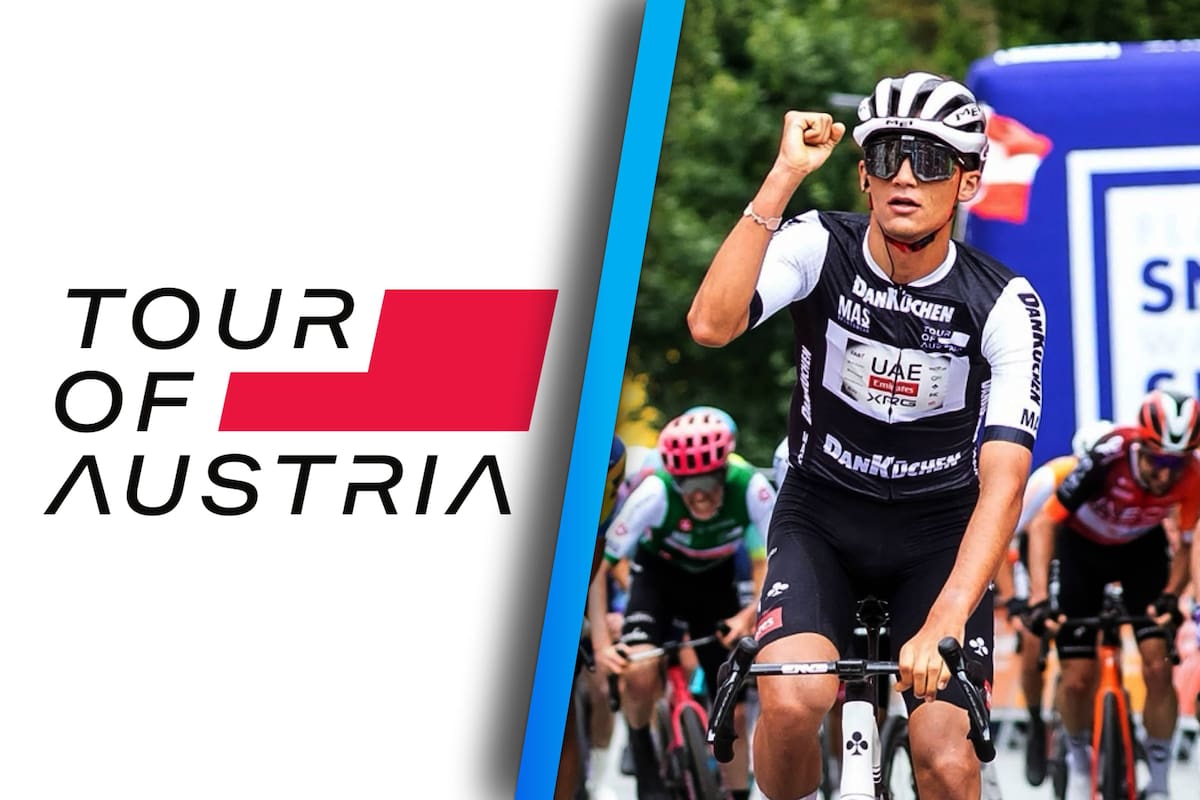Isaac del Toro gana la segunda etapa del Tour de Austria y sigue brillando en Europa