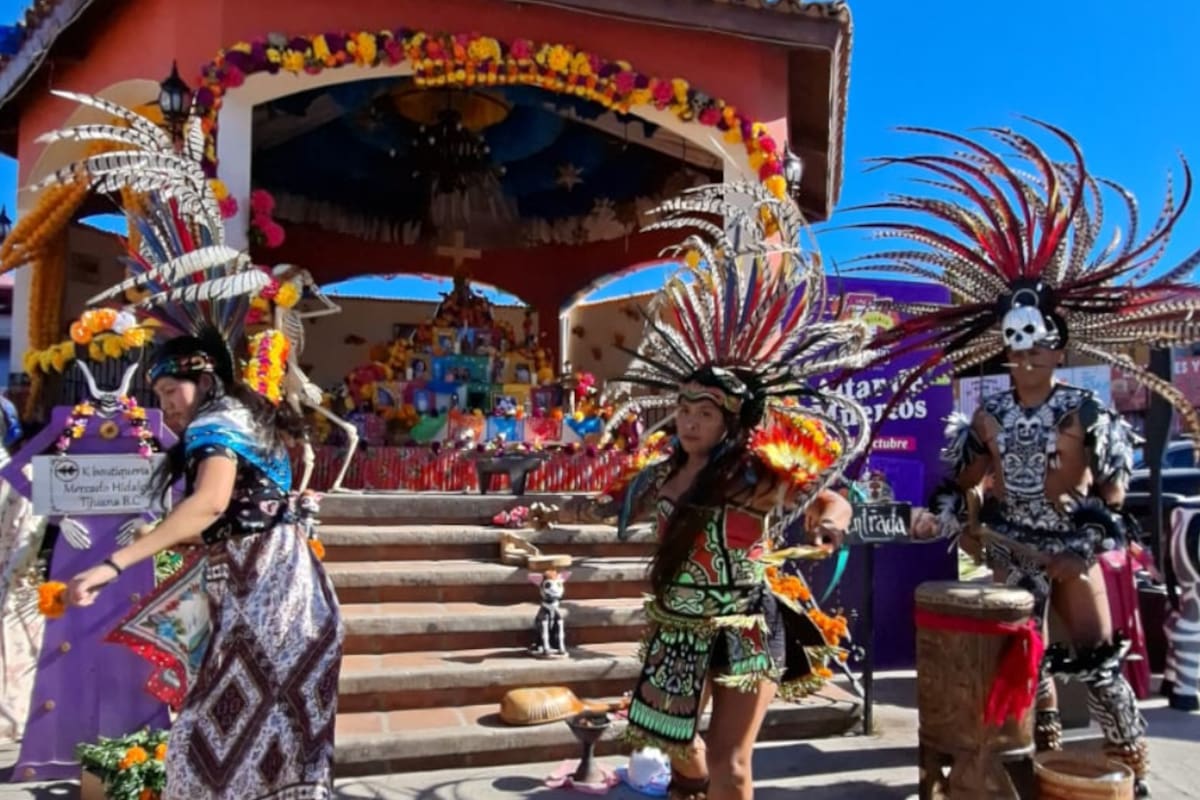 Mercado Hidalgo invita a visitar su altar de muertos en Tijuana