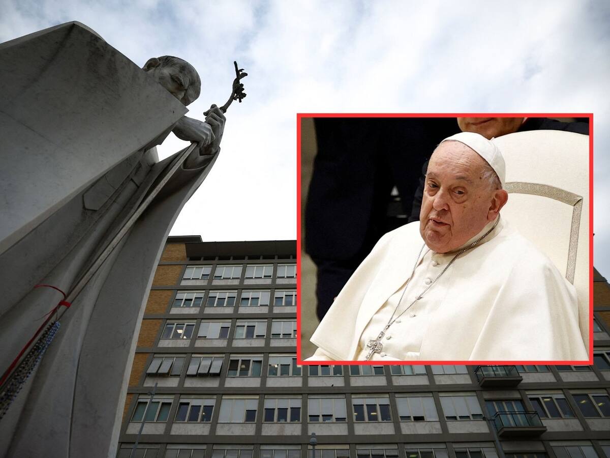 Médico del papa Francisco actualiza a los medios sobre su estado de salud. | Crédito: REUTERS
