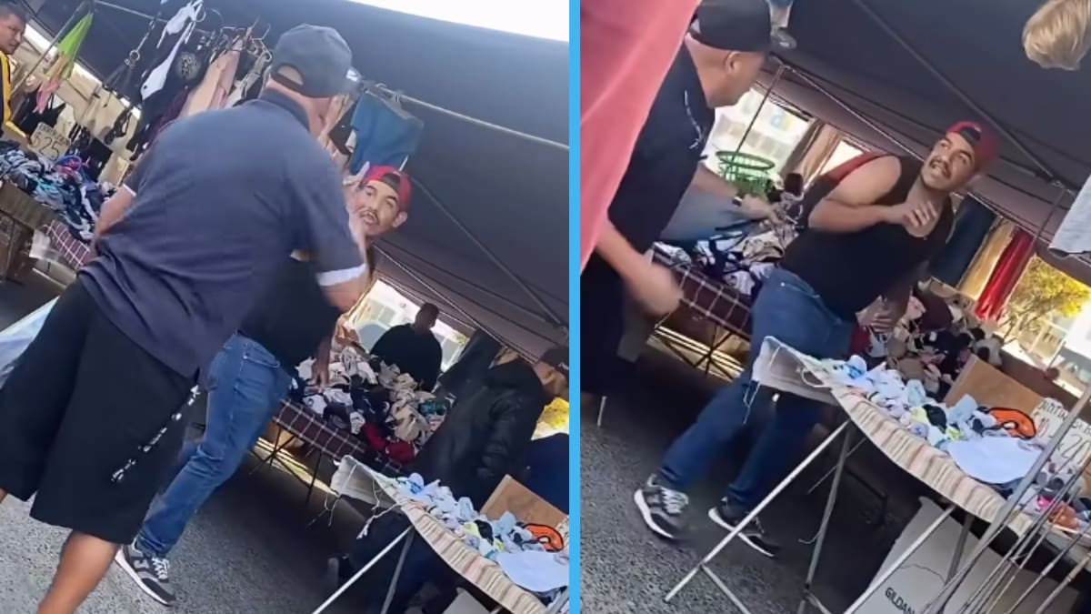 Se agarran a golpes por presunto triángulo amoroso en Tijuana: “Por andarte metiendo con mujeres casadas” (VIDEO)
