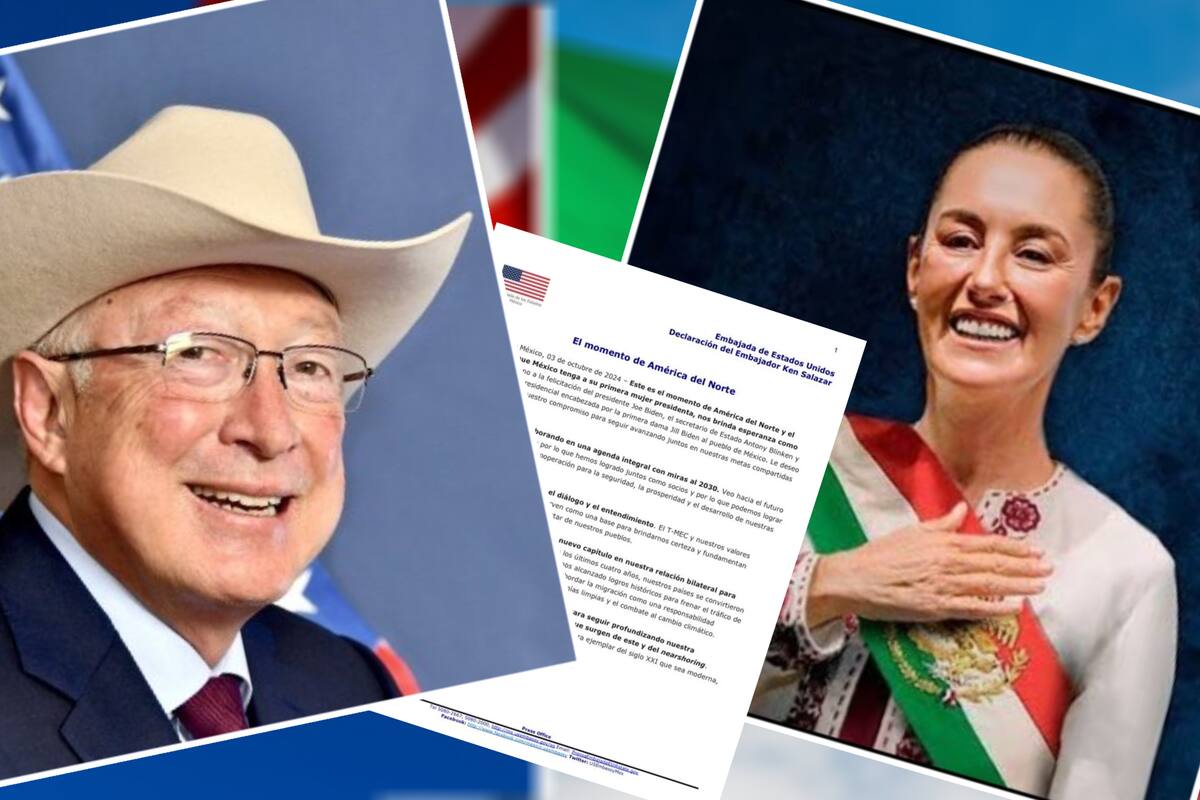 Ken Salazar: “Es el momento de América del Norte” tras elección de Sheinbaum
