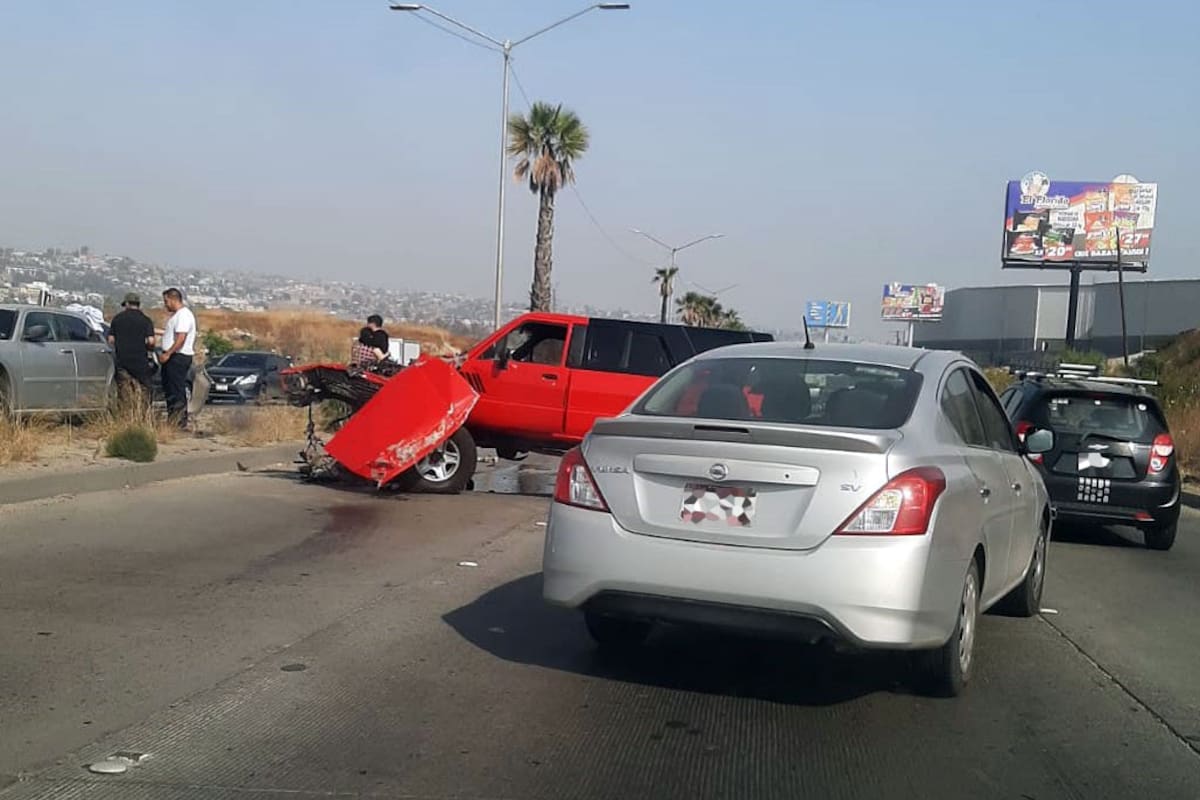 Accidente sobre Vía Rápida deja diez lesionados leves