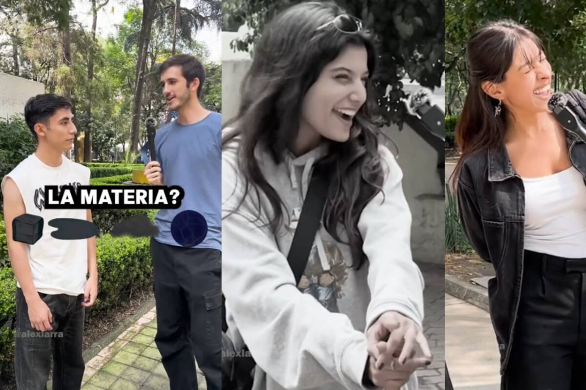 Jóvenes no pueden decir los 4 estados de la materia: influencer los pone a pensar