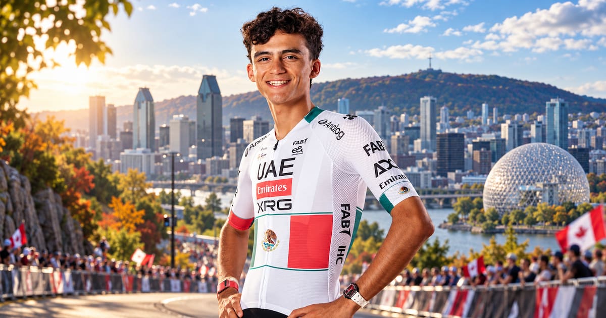 Isaac del Toro en el Mundial de Ciclismo 2026: a qué hora y dónde ver EN VIVO la prueba de ruta