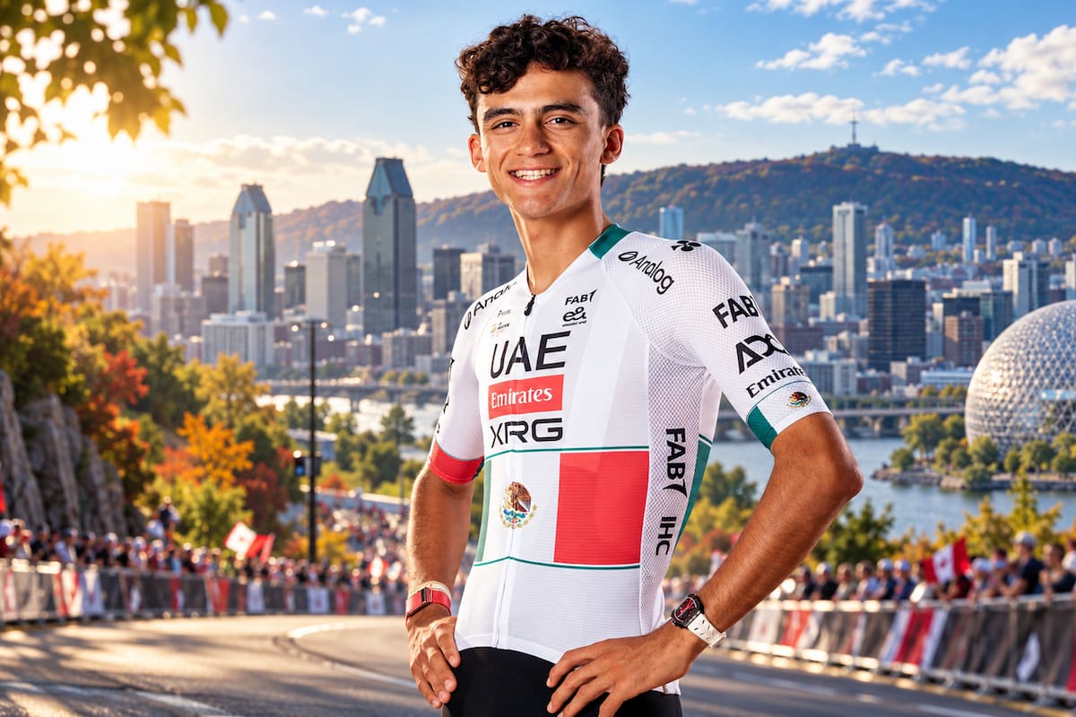 Isaac del Toro en el Mundial de Ciclismo 2026: a qué hora y dónde ver EN VIVO la prueba de ruta