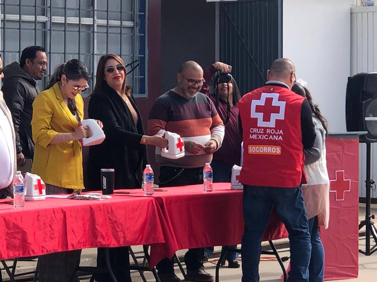 El evento se realizó en la escuela primaria El Rosario, ubicada en la colonia Leyes de Reforma.