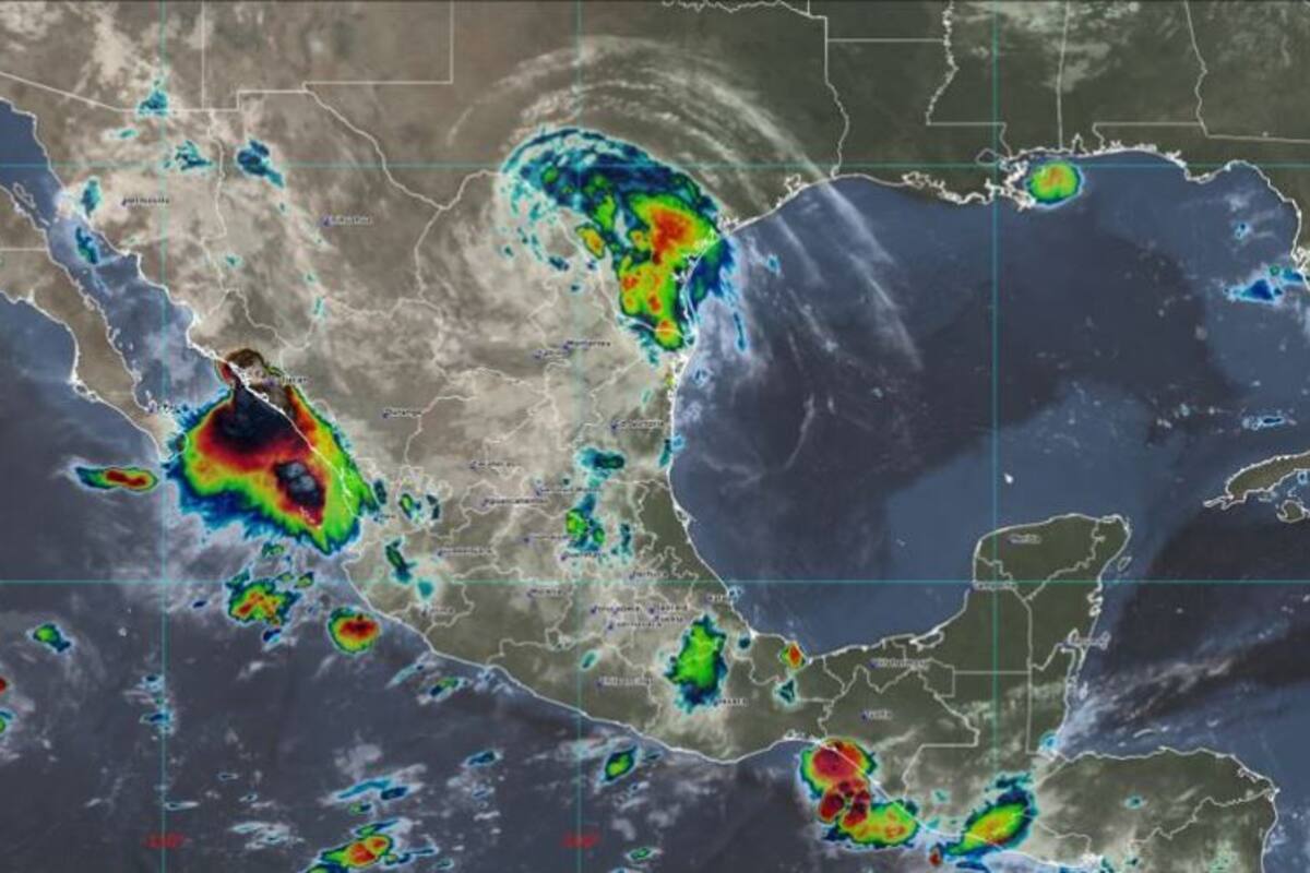 Clima en México: Prevén lluvias intensas en el Norte y Noreste del País