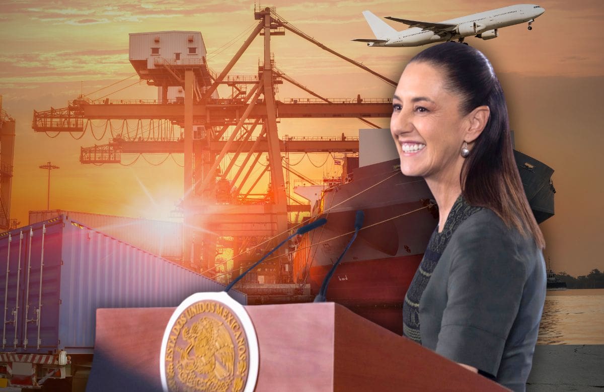 México registra récord en exportaciones y crecimiento industrial impulsado por la construcción, reporta el Inegi. | Foto: Presidencia.
