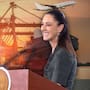 Claudia Sheinbaum celebra récord histórico en exportaciones de México con 709 mil millones de dólares y crecimiento de 2.1% en la actividad industrial impulsado por la construcción, según datos del Inegi