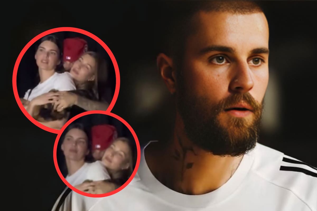 Justin Bieber causa polémica tras ser captado abrazando a Hailey y Kendall Jenner en concierto