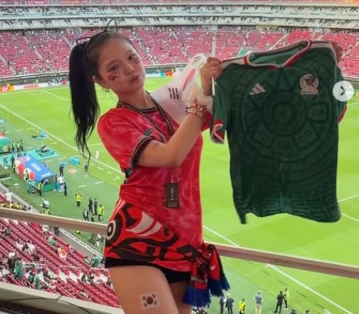La influencer originaria de Corea, denunció en sus redes sociales haber sido víctima de racismo de parte de un mexicano en el estadio Guadalajara durante el Mundial 2026. | Instagram /inocat_t