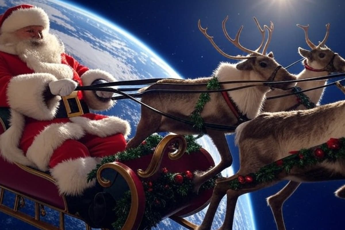 ¿Dónde está Santa Claus? Así puedes seguir su recorrido