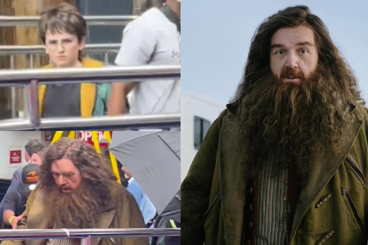 Hagrid y Harry Potter son vistos filmando nueva serie en las calles de Londres