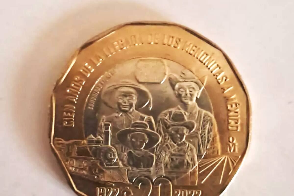 Moneda que conmemora la llegada de los menonitas a México se está vendiendo en línea por 20 mil pesos