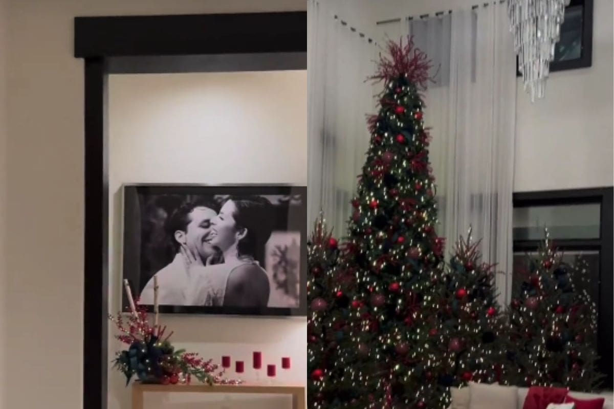Ángela Aguilar y Christian Nodal celebran la Navidad con lujo, cuatro árboles y un cactus que desata rumores sobre Belinda