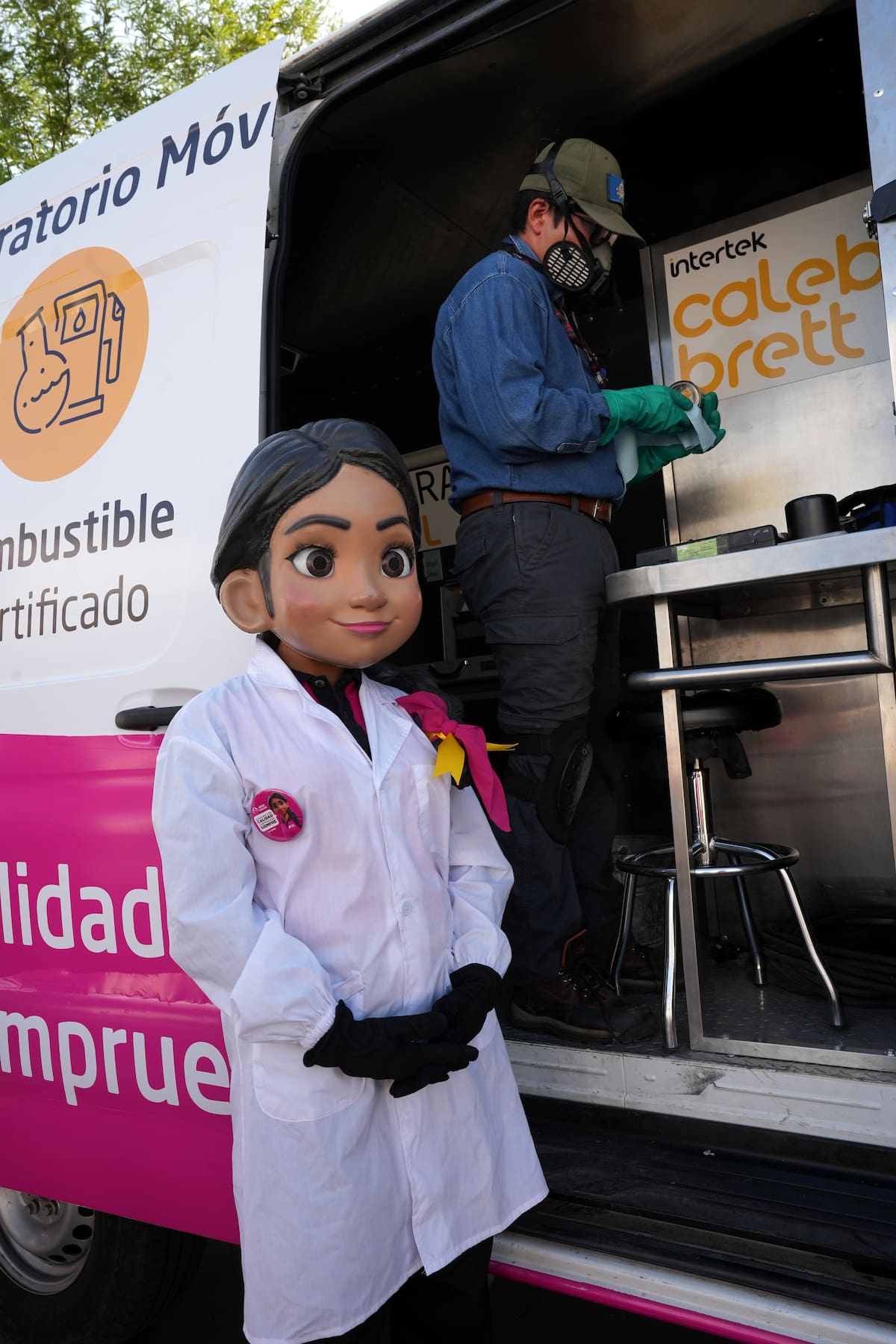 El proceso se realiza en colaboración con el laboratorio móvil de Intertek, firma
especializada en inspección l Foto: Cortesía