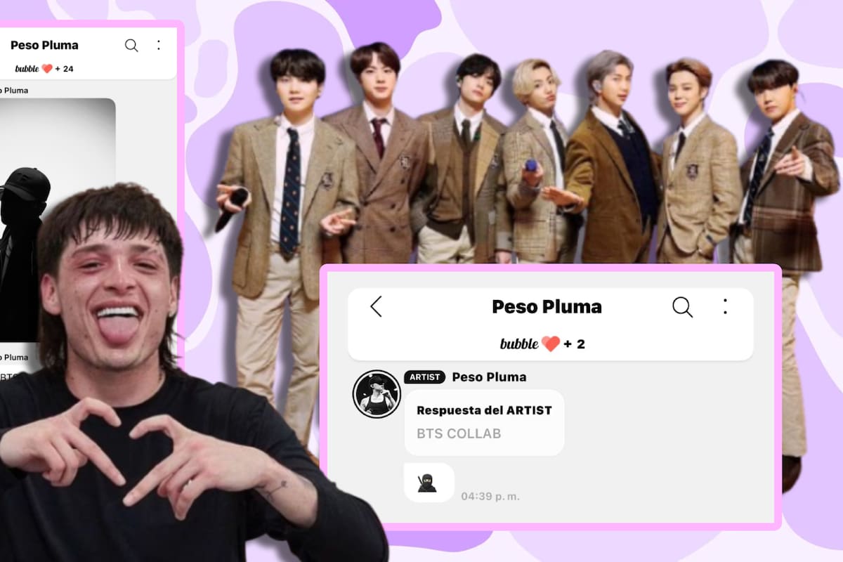 ¿Peso Pluma en colaboración con BTS? Esto es lo que se sabe sobre este inesperado encuentro