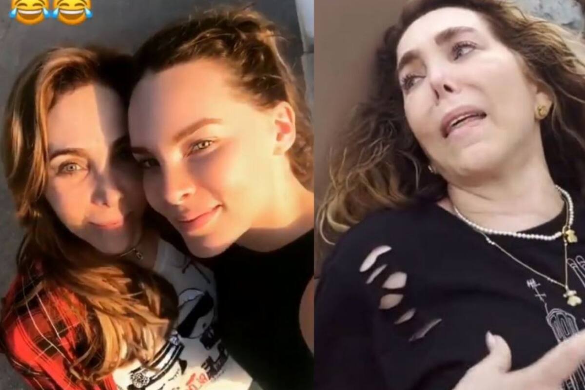 VIDEO: Belinda hace que su mamá se suba a una montaña rusa y su reacción se hace viral