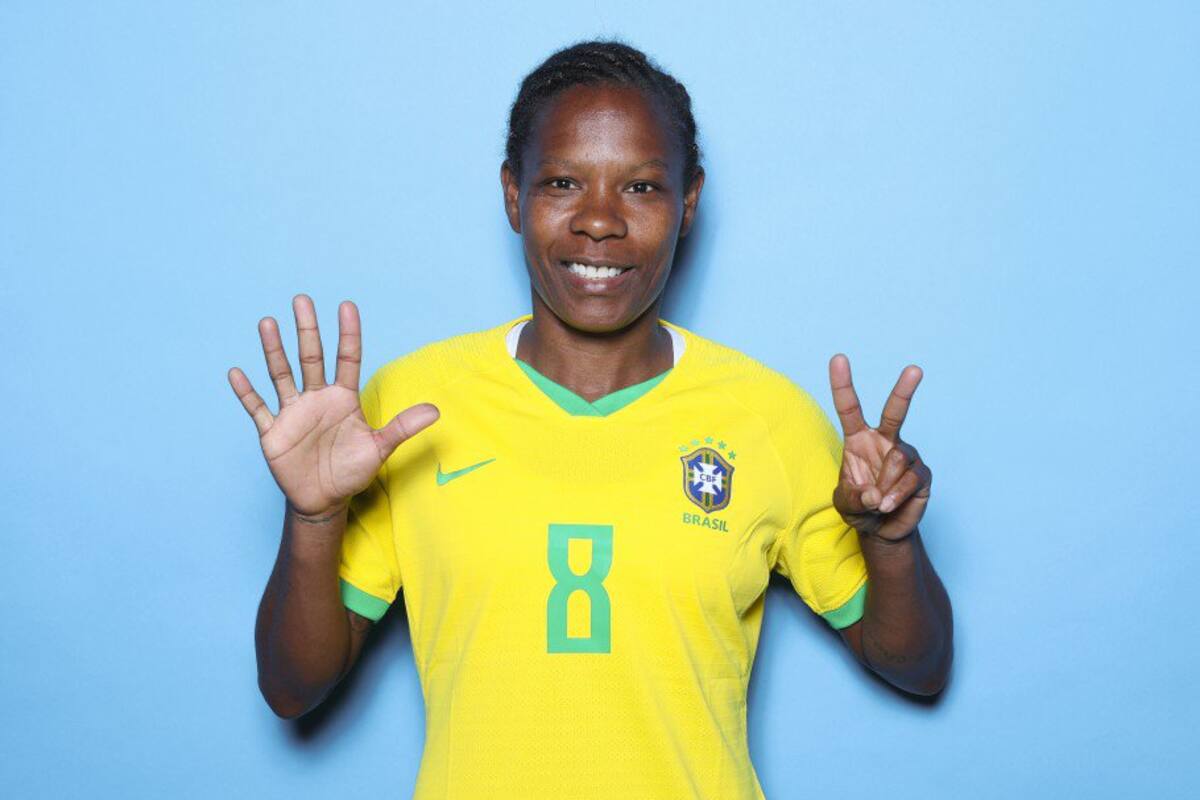 'Formiga', primera futbolista en jugar siete mundiales
