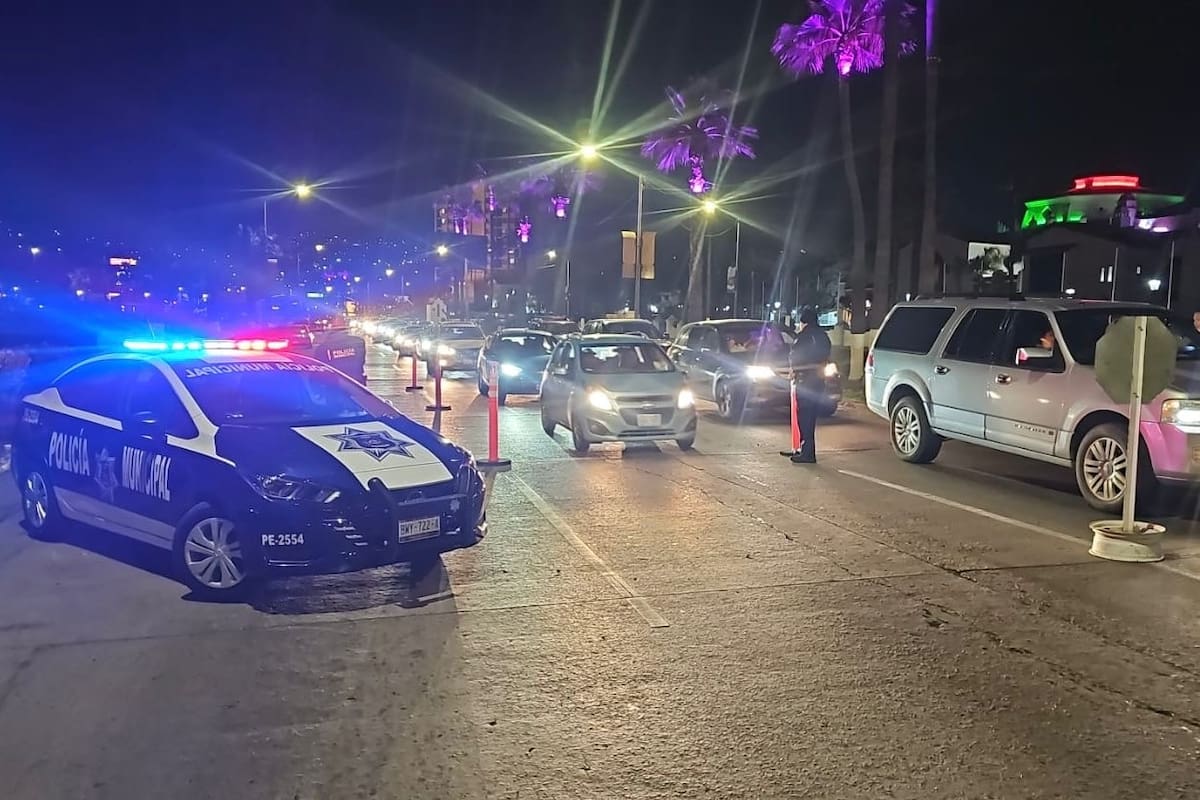 Alcoholímetro detecta a 23 conductores en estado de ebriedad en Ensenada