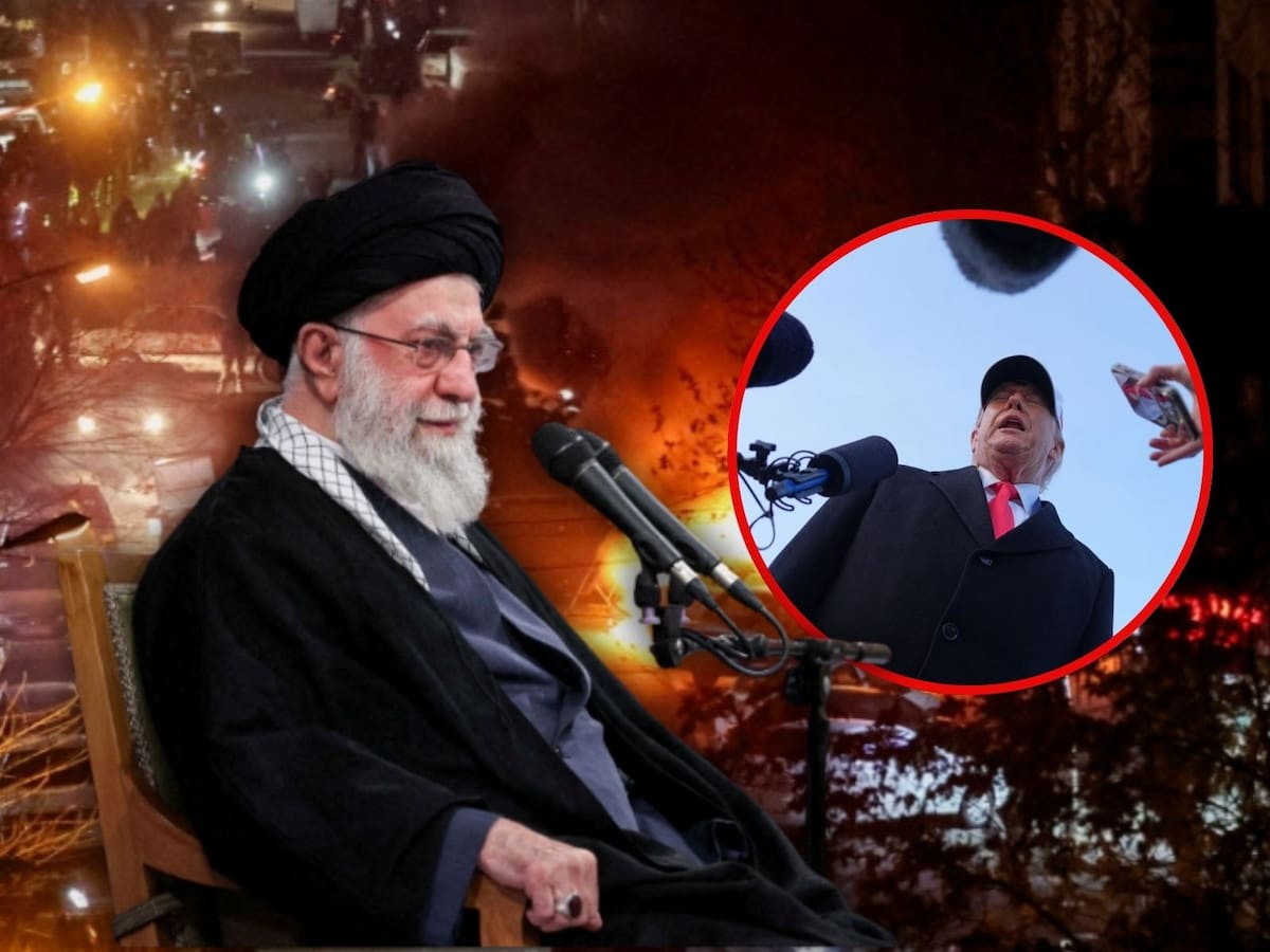 Irán eleva el tono frente a Estados Unidos en medio de su mayor crisis interna en décadas. | Crédito: REUTERS/AP