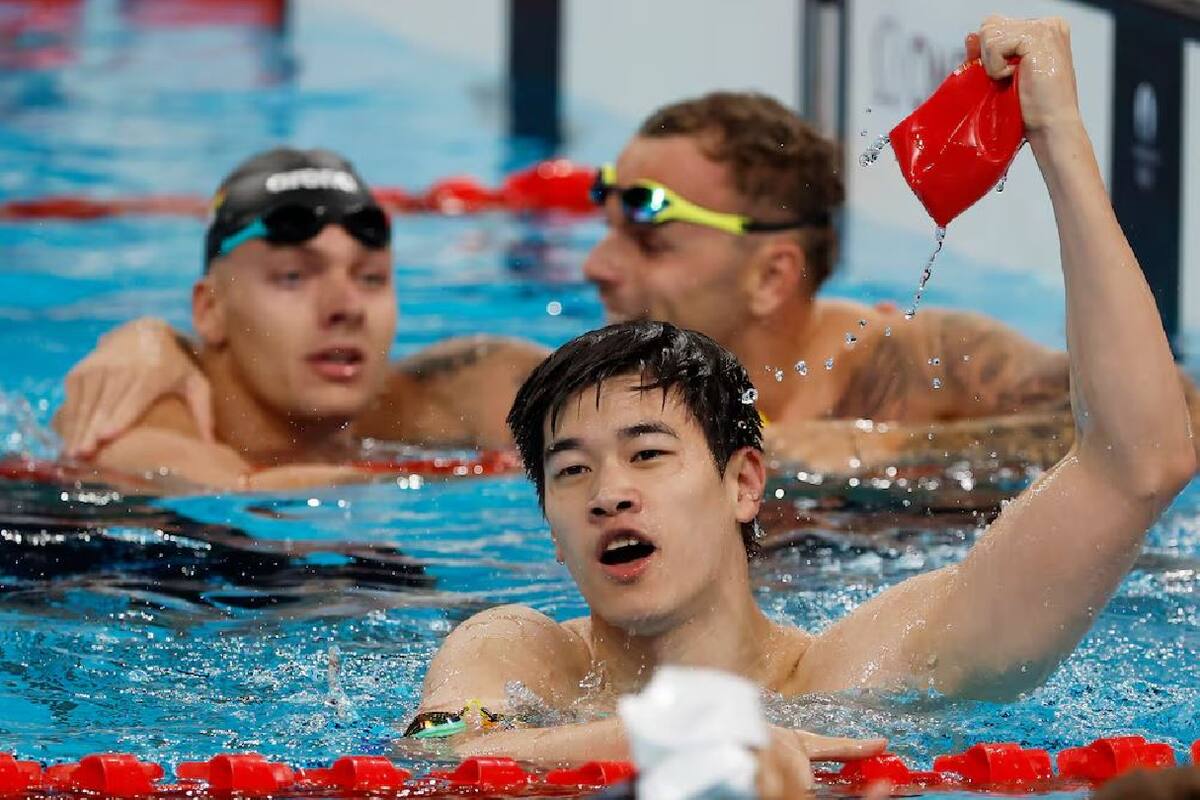 Pan Zhanle, establece Récord Mundial y gana Oro en los 100 Metros Libres en París 2024