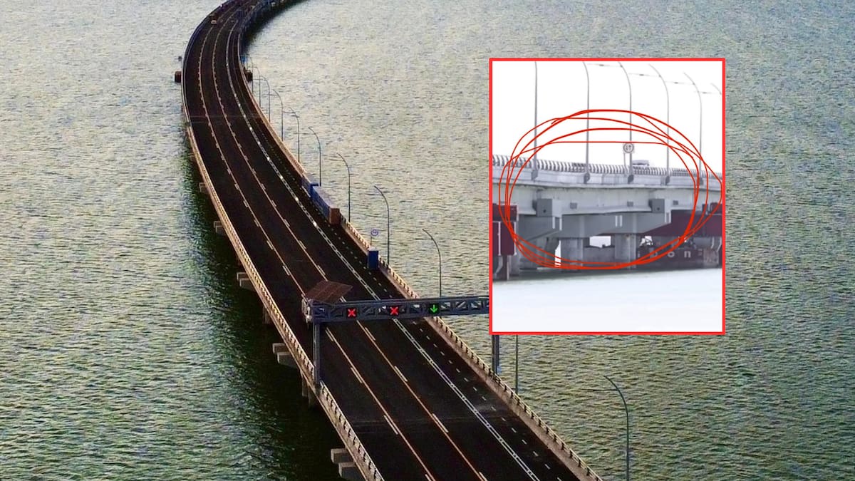 SICT desmiente reportes en redes sociales sobre supuestos apuntalamientos de emergencia en el puente Nichupté inaugurado en Cancún