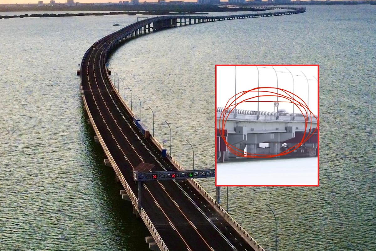 SICT desmiente reportes en redes sociales sobre supuestos apuntalamientos de emergencia en el puente Nichupté inaugurado en Cancún