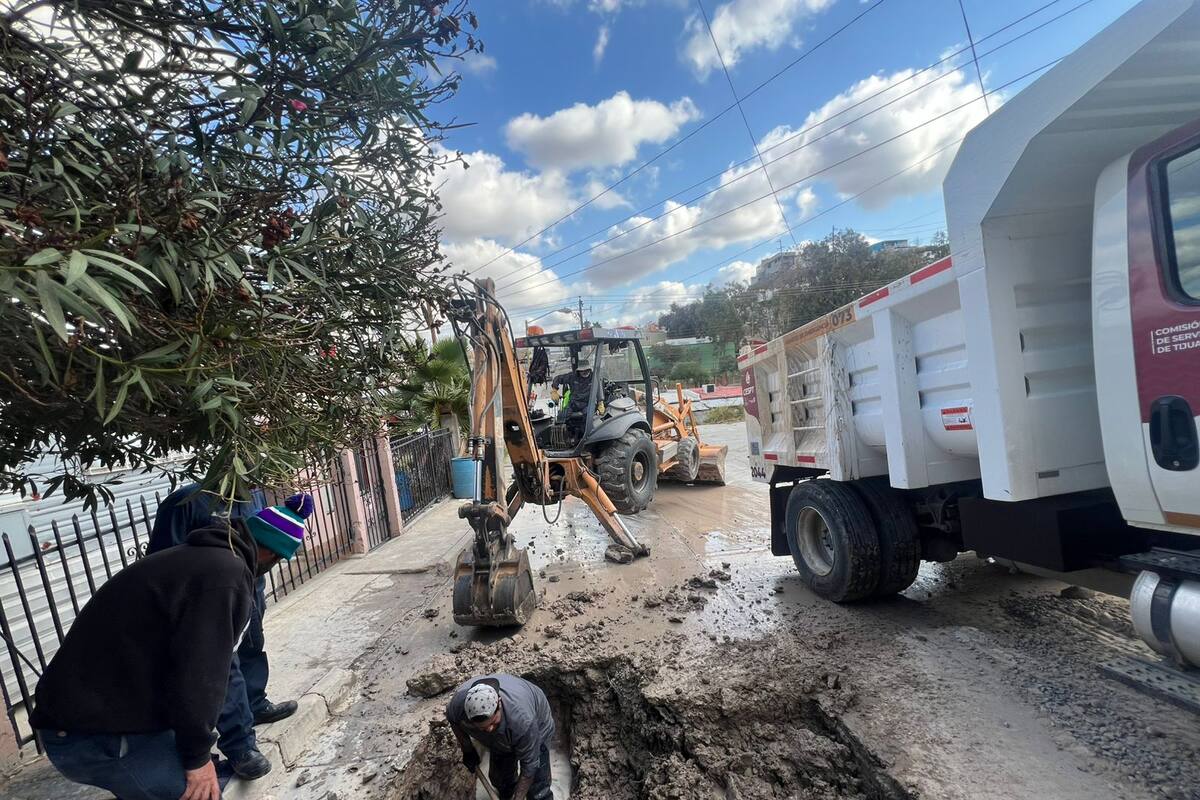 Realiza Cespt mantenimiento correctivo a redes de agua y drenaje