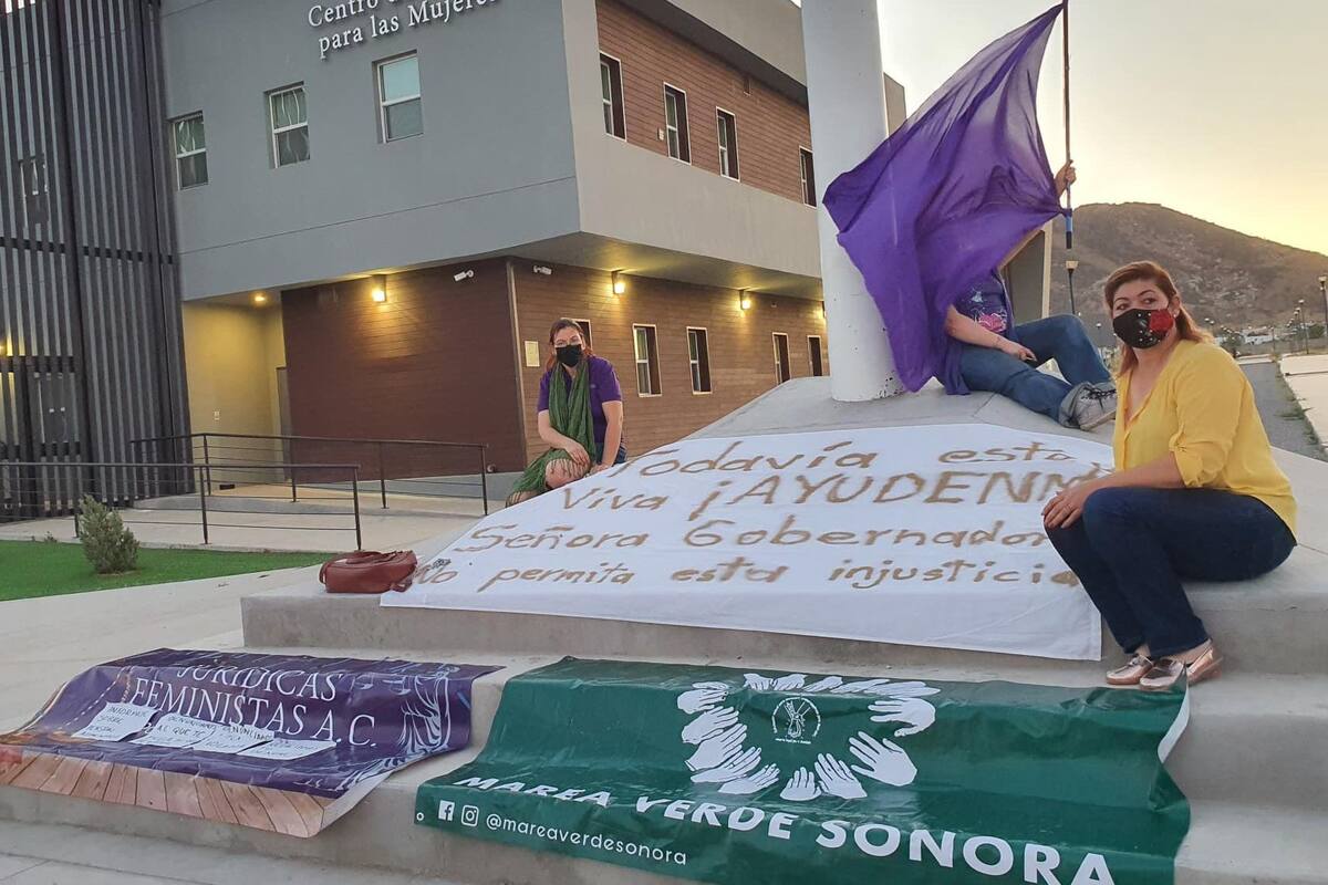 Se manifiestan ante posible liberación de acusado de tentativa de feminicidio contra Ruth María
