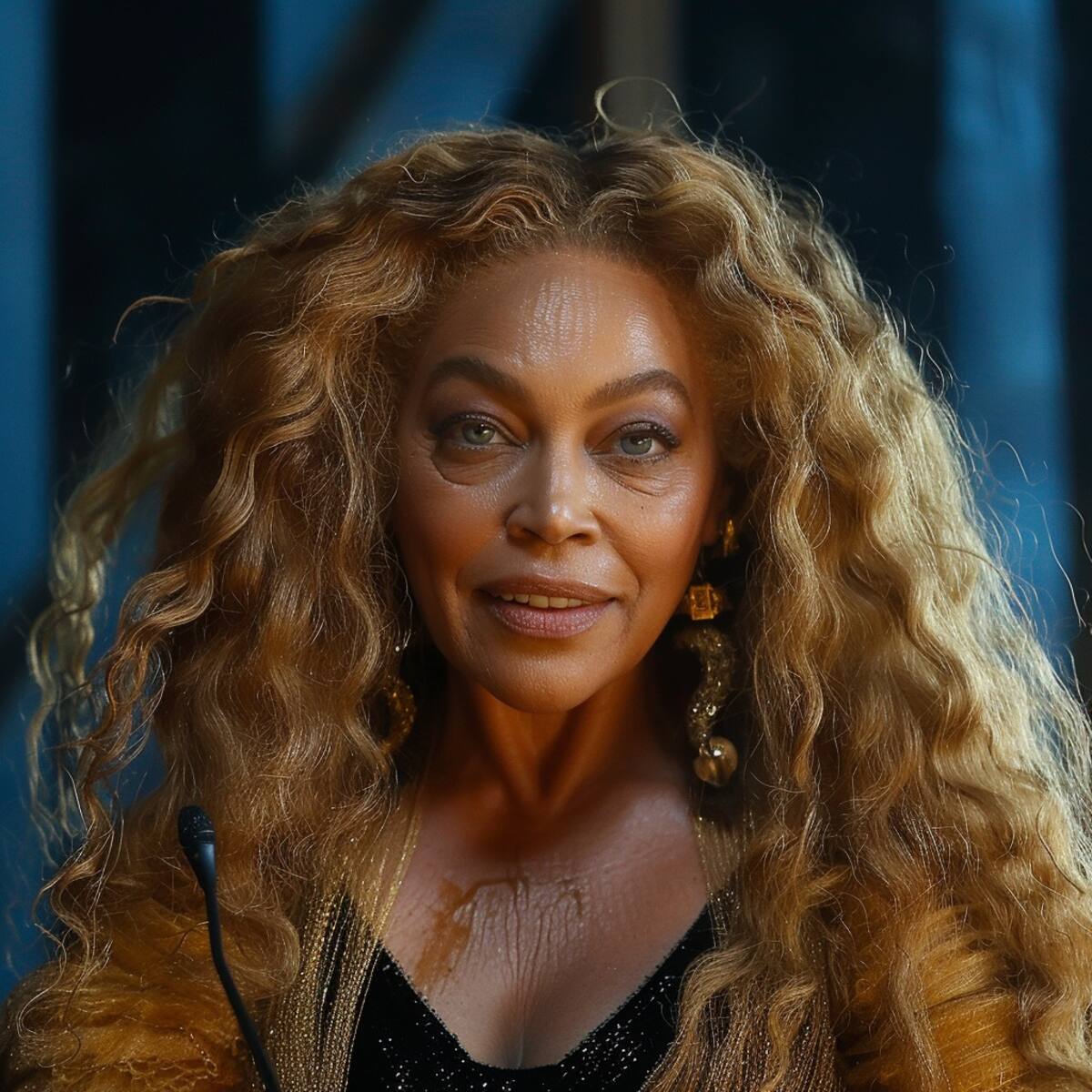 De canas a castaño claro: La inteligencia artificial juega con distintas versiones del futuro de Beyoncé, revelando facetas de su posible envejecimiento.