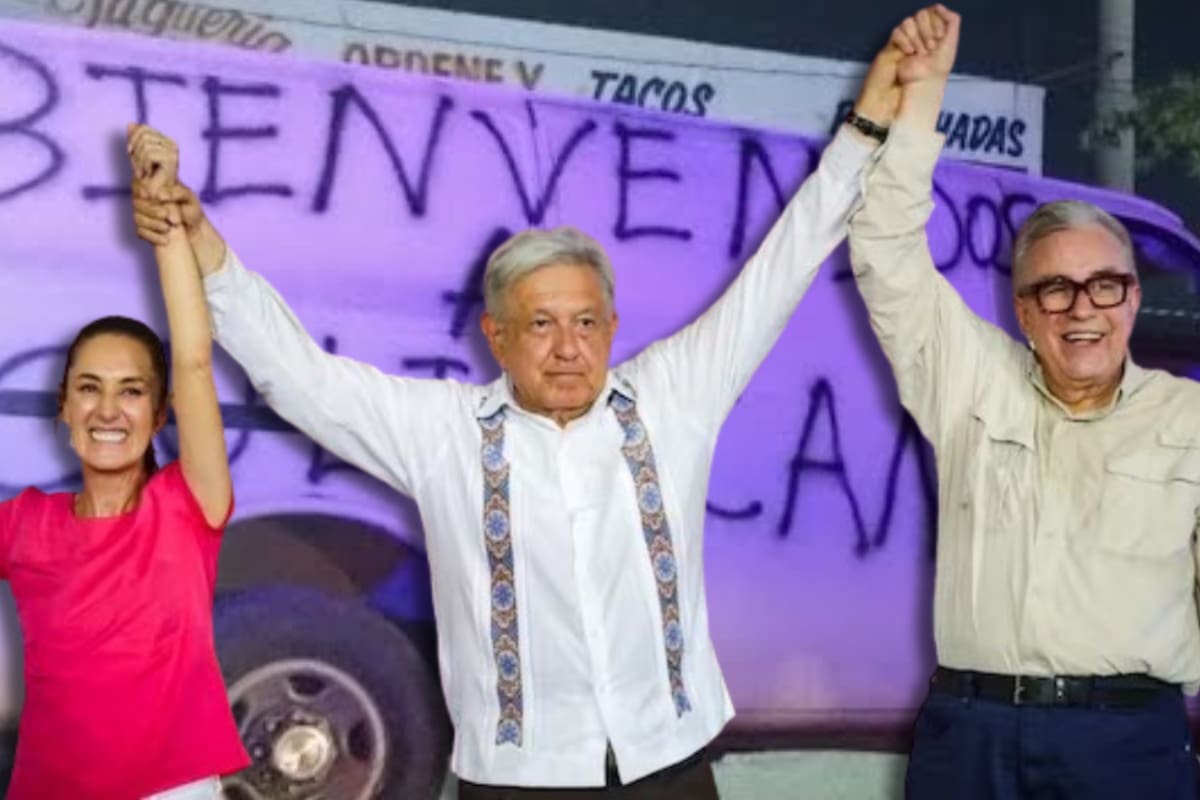 “Bienvenidos a Culiacán”: El terrorífico mensaje que encontraron en una camioneta durante la gira de AMLO por Sinaloa