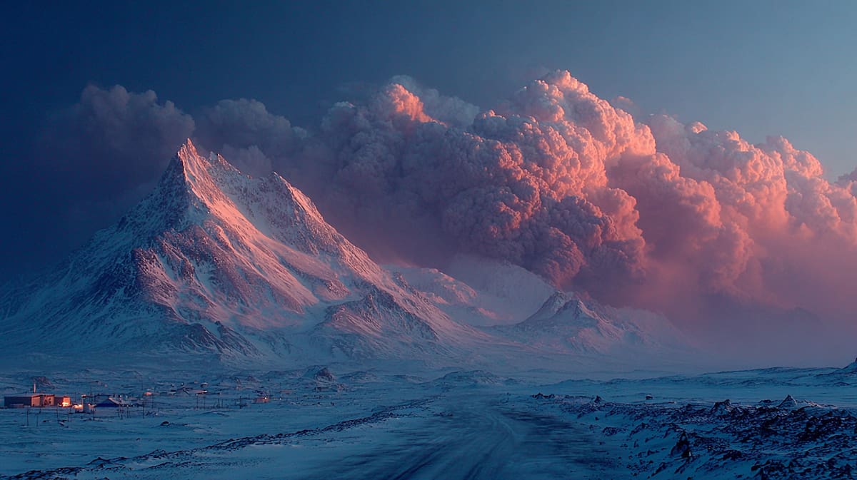 El Monte Erebu: El volcán que escupe 'oro' está en la Antartida