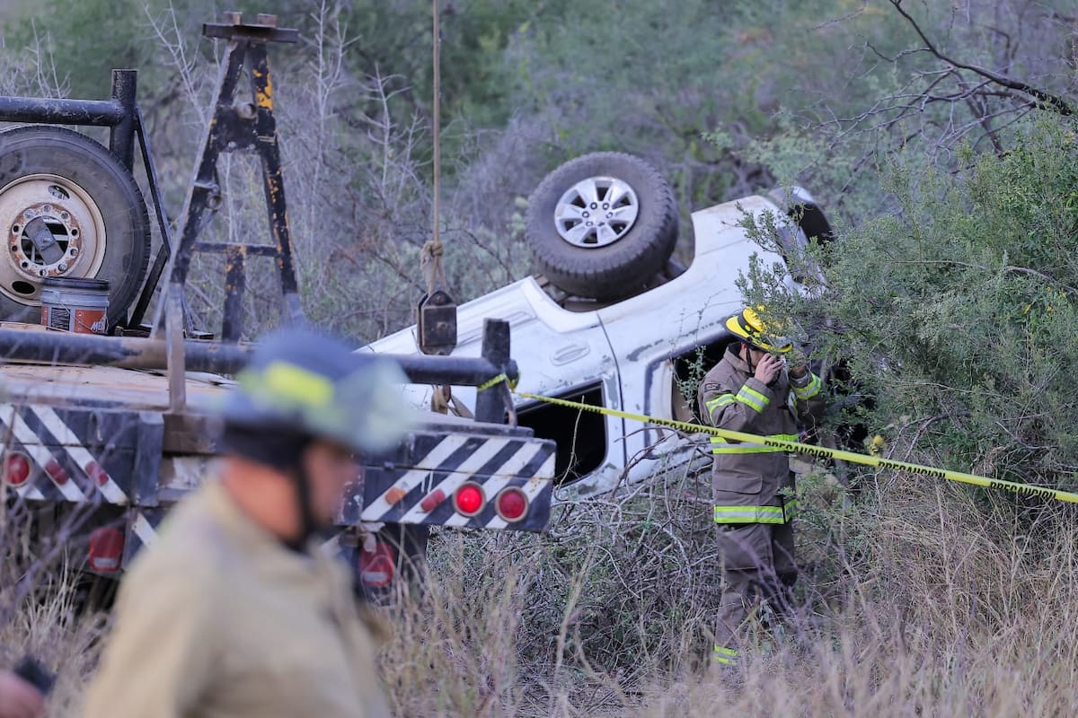 Un volcamiento en la carretera Hermosillo-Ures deja un muerto y tres heridos