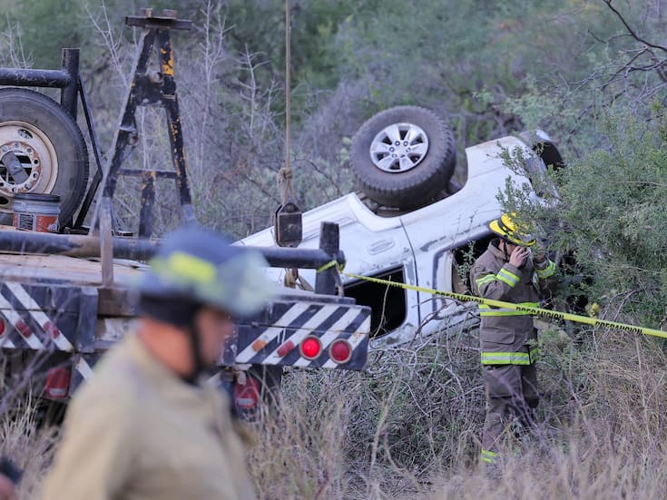 Un volcamiento en la carretera Hermosillo-Ures deja un muerto y tres heridos