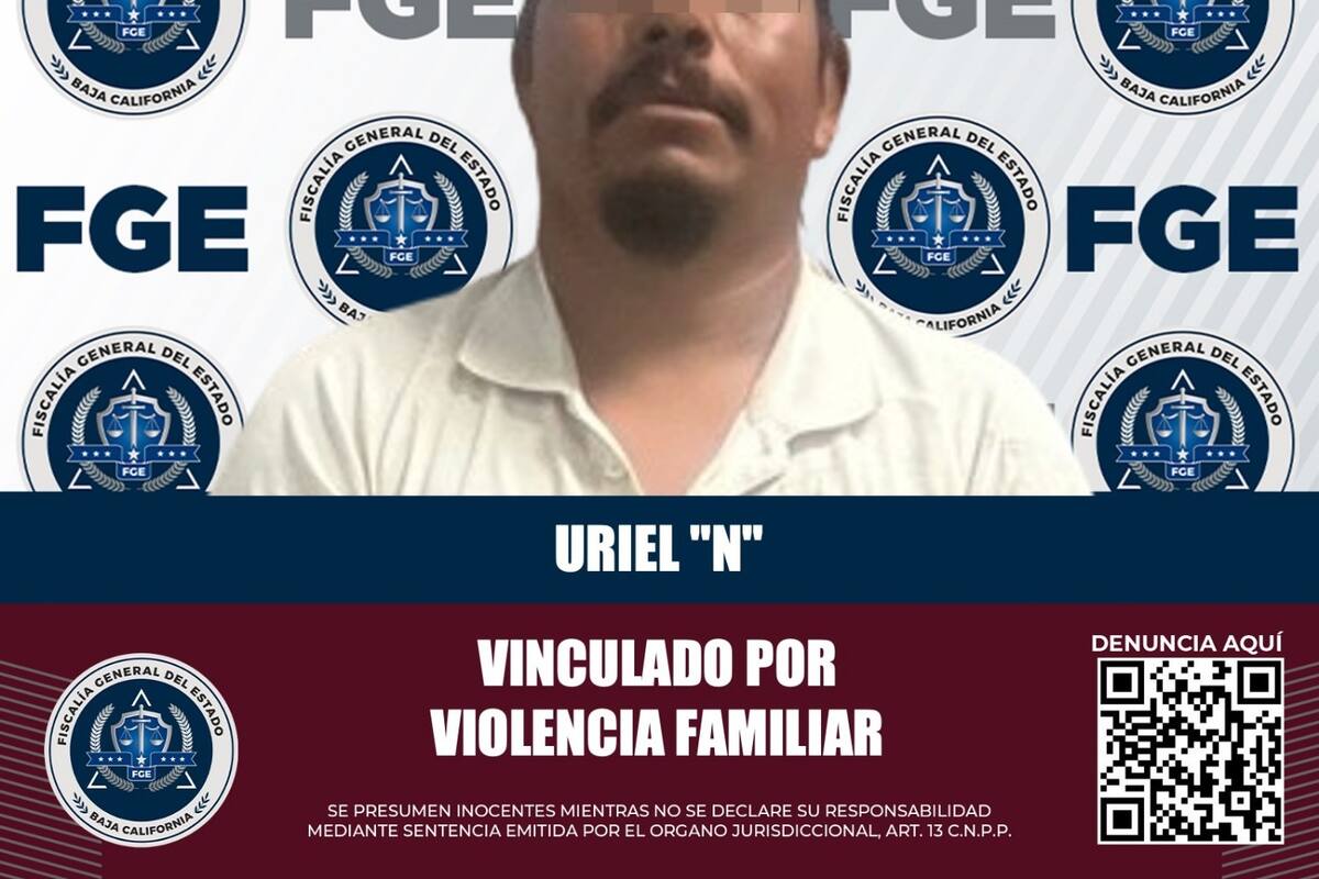 Imponen prisión preventiva a acusado de violencia familiar en San Felipe