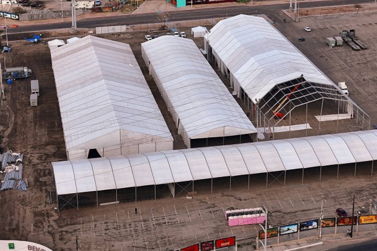 Al 70% instalación de albergue temporal en FEX